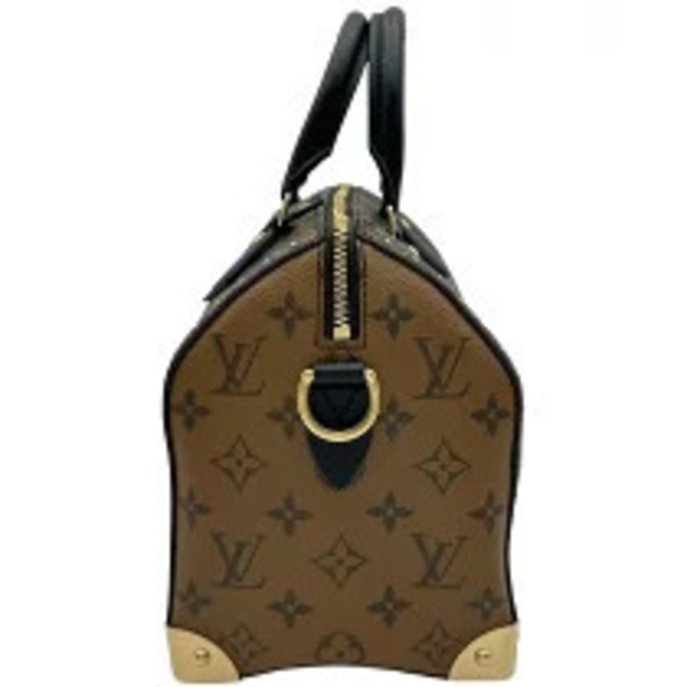 Louis Vuitton Speedy Trunk Brown Monogram Reverse Shoulder Bag - Picture 4 of 13